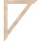 Ekena Millwork Traditional Traditional Smooth Bracket, Douglas Fir, 3 1/2"W x 34"D x 42"H BKT04X34X42TRA01SDF - alternate 2